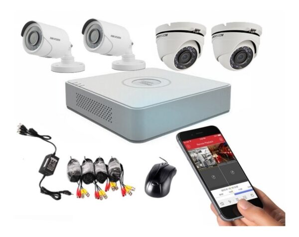 Kit 4 Cámas FHD HikVision