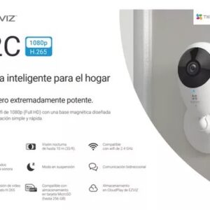 Cámara Smart WIFI FHD audio C2C, Interior