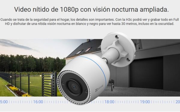 Cámaras Smart WiFi Audio FHD H3c, Exterior - Image 2