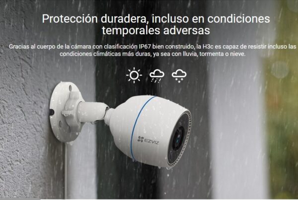 Cámaras Smart WiFi Audio FHD H3c, Exterior - Image 3