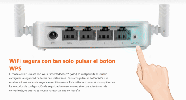 Router inalámbrico Tenda N301 - Image 3