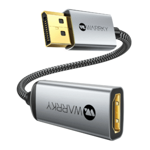 Adaptador DisplaySport a HDMI 4K 30 Hz, 0,2 m, gris plateado