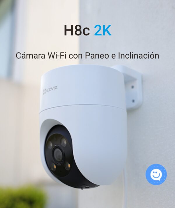 Cámara Smart WiFi Audio FHD/2K H8c/H8cPro, Exterior