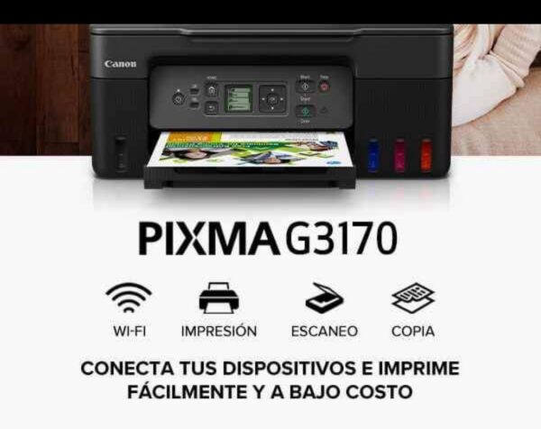 Impresora Canon Wi-Fi G3170 Flujo Continuo