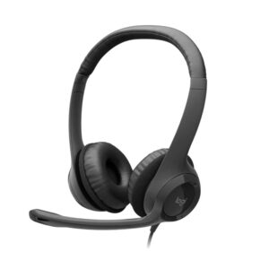 AUDIFONO CON MICROFONO ESTEREO LOGITECH USB 2.0 NEGRO