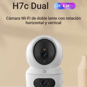 Cámara Smart H7c Dual, 360g, 2K, Interior