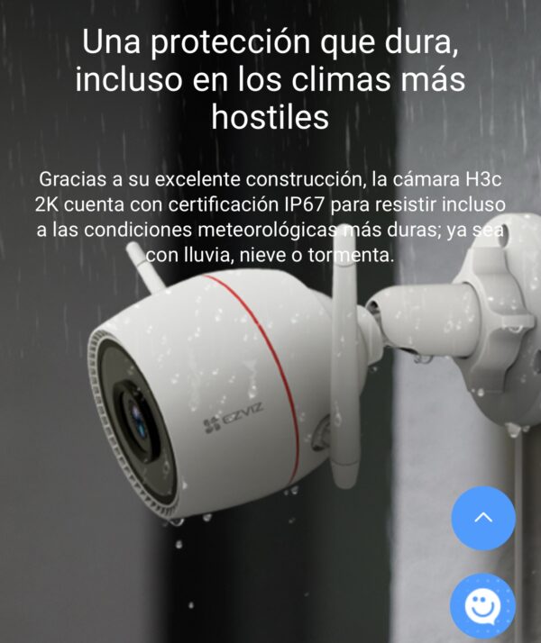 Cámara Smart WiFi H3c 2K Ezviz, Exterior - Image 3