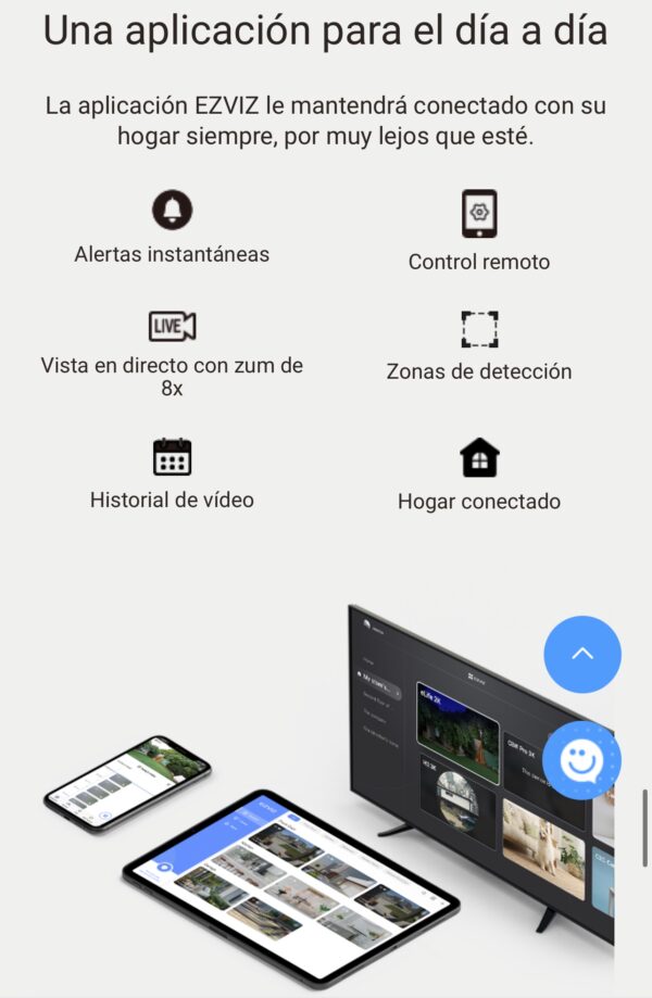 Cámara Smart WiFi H3c 2K Ezviz, Exterior - Image 4