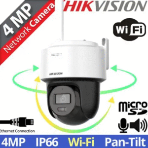 Cámara de red PT independiente IR WIFI fija para exteriores de 4 MP