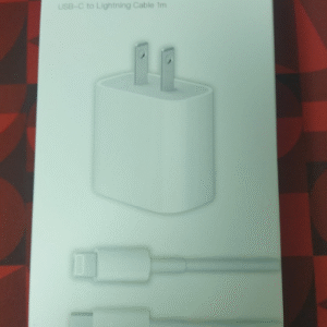 CARGADOR CUBO Y CABLE APPLE TIPO C- LIGHTNING